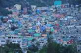 As favelas de Pétion-Ville, no subúrbio da capital Port-au-Prince, no Haiti